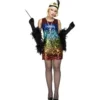 Costume da ballerina multicolore per donna