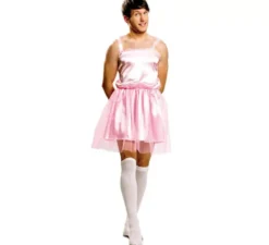 Costume da ballerina rosa per un uomo