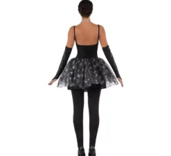 Costume da ballerina scheletro con tiara per donna