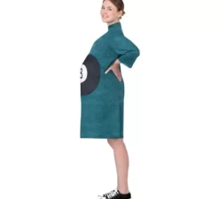 Costume da ballo nero in abito da 8 ball per donne incinte
