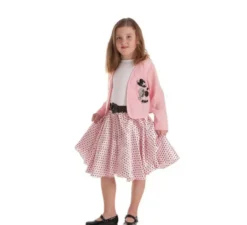 Costume da bambina degli anni '50 per una bambina