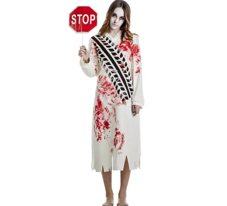 Costume daBambina fantasma della curva per donna
