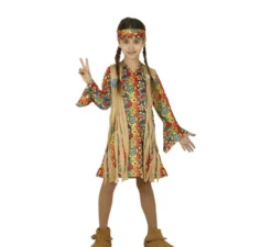 Costume da bambina hippie di fiori