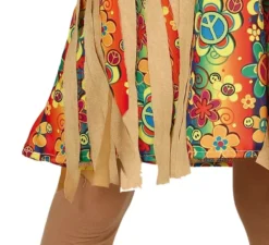 Costume da bambina hippie di fiori