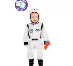 Costume da bambino astronauta con alieno