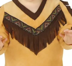 Costume da bambino con frange indiano