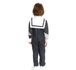 Costume da bambino spaventoso a righe per neonato e bambino