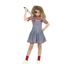 Costume da bambola del male per bambina