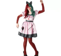 Costume da bambola di pezza sinistra per donna