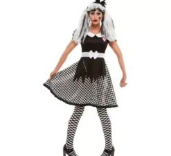 Costume da bambola rotta per donna