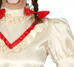 Costume da bambola stregata con fiocchi per adolescenti