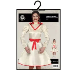 Costume da bambola stregata con fiocchi per adolescenti