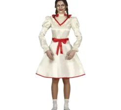 Costume da bambola stregata con fiocchi per adolescenti