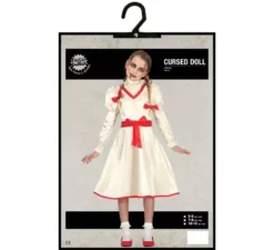 Costume da bambola stregata con fiocchi per bambina