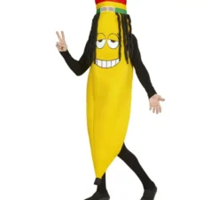 Costume da banana Rastafari per adulto