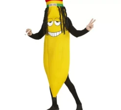 Costume da banana Rastafari per adulto