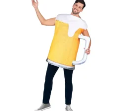 Costume da boccale di birra schiumoso per adulto