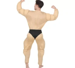 Costume da bodybuilder muscoloso con biancheria intima per uomo
