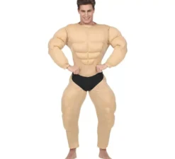 Costume da bodybuilder muscoloso con biancheria intima per uomo