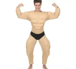 Costume da bodybuilder muscoloso con biancheria intima per uomo