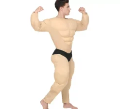 Costume da bodybuilder muscoloso con biancheria intima per uomo