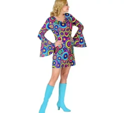 Costume da Bolle Blu Anni '70 per Donna