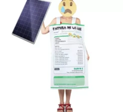 Costume da bolletta dell'elettricità per adulto