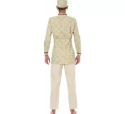 Costume da Bollywood indiano con turbante per uomo