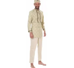 Costume da Bollywood indiano con turbante per uomo