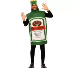 Costume da bottiglia in maschera per adulti