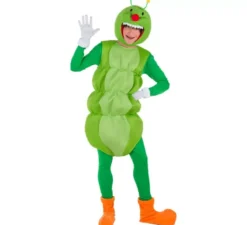 Costume da Bruco verde per adulti