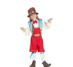 Costume da Burattino di legno per bambino