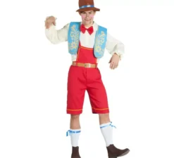 Costume da Burattino di legno per uomo
