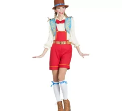 Costume da Burattino in legno per donna