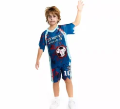 Costume da calciatore zombie per bambini