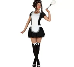Costume da cameriera con fiocco per donna