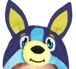 Costume da cane blu per bambini e neonati
