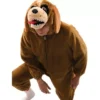 Costume da cane marrone per una donna
