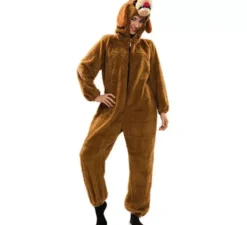 Costume da cane marrone per una donna