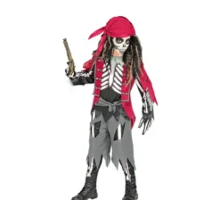Costume da capanna scheletro pirata per bambino