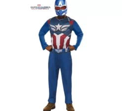 Costume da Capitan America con maschera per uomo