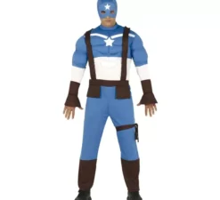Costume da Capitano Blu per uomo