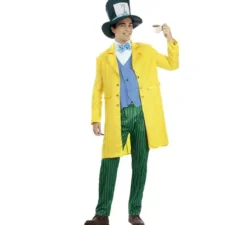 Costume da Cappellaio Giallo per Uomo