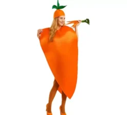Costume da carota per adulti