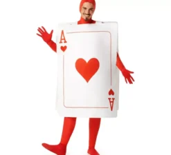 Costume da carta da gioco Asso di Cuori per adulti