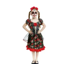 Costume da Catrina Il giorno dei morti per bambina