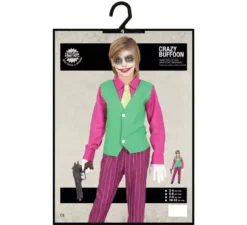 Costume da cattivo film pazzo per ragazzi
