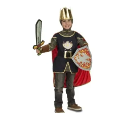 Costume da cavaliere medievale con accessori per bambini