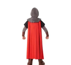 Costume da cavaliere medievale da leone nero per bambini