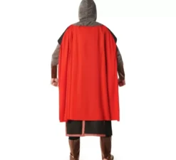 Costume da cavaliere medievale da leone nero per uomo